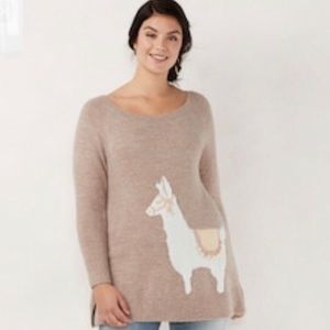 Lauren Conrad Llama Sweater